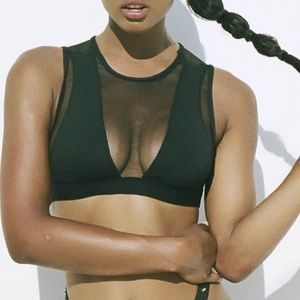 Minimale Animale Mesh Swimsuit top